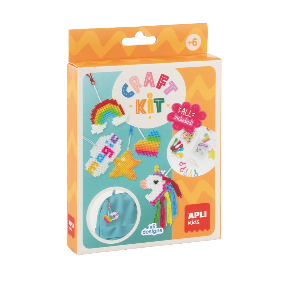 APLI Kids 20568 – Unicorn Craft Kit for Creating Keyrings
