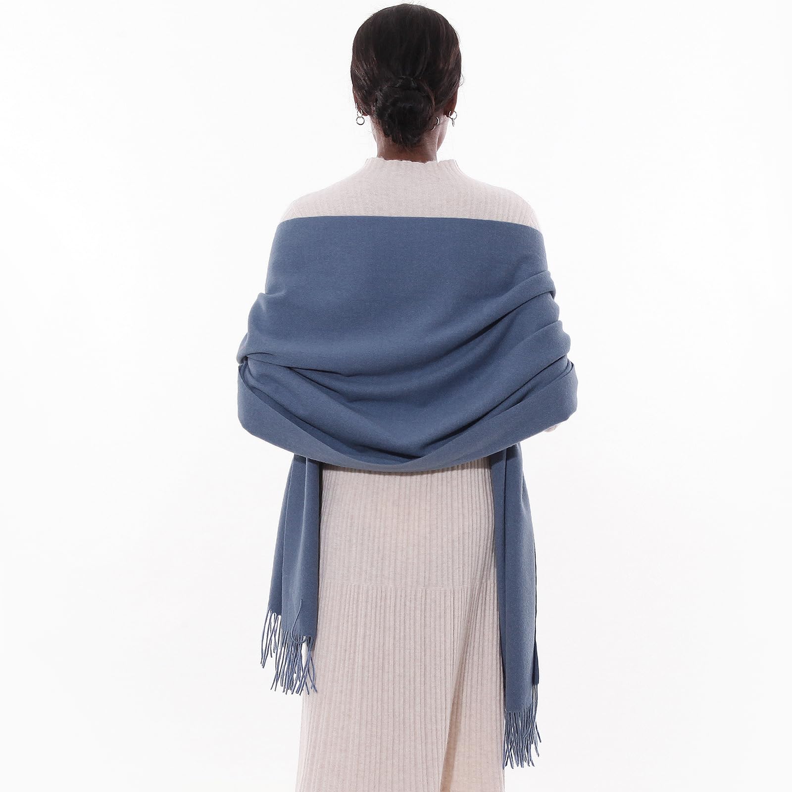 Sciarpa Pashmina Donna Invernale Scialle Sciarpe Elegante Cerimonia Grande Stole Foulard Scialle da Abito Sera