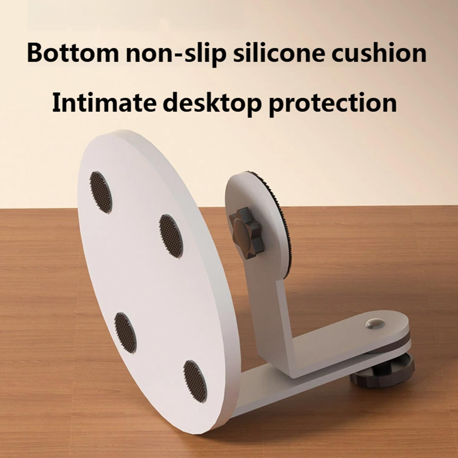 Supporto da scrivania per proiettore con capacità di carico di 5 kg e struttura in acciaio laminato a freddo per un supporto stabile a vite a pedale