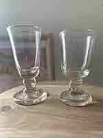 安土忠久さん　ワイングラス2客　吹きガラス 安土忠久さん ワイングラス2客 吹きガラス