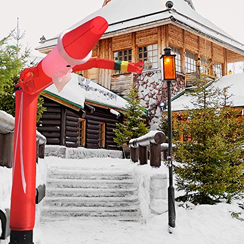 Tubo gonfiabile a forma di pupazzetto di Babbo