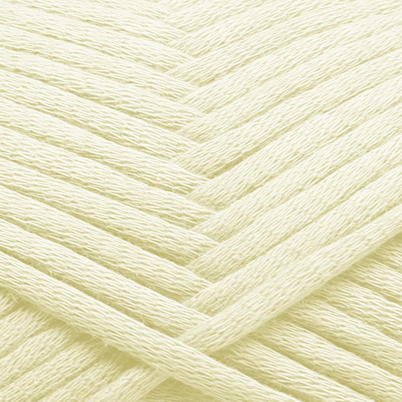 Image of Soft Yarn for Crocheting - Crochet & Knitting Yarn, Beginner Yarn with Easy-to-See Stitches, 250 Yds Amigurumi Yarn, Cotton-Nylon Blend Tshirt Yarn for Crocheting, Worsted Weight Yarn 4, Vanilla