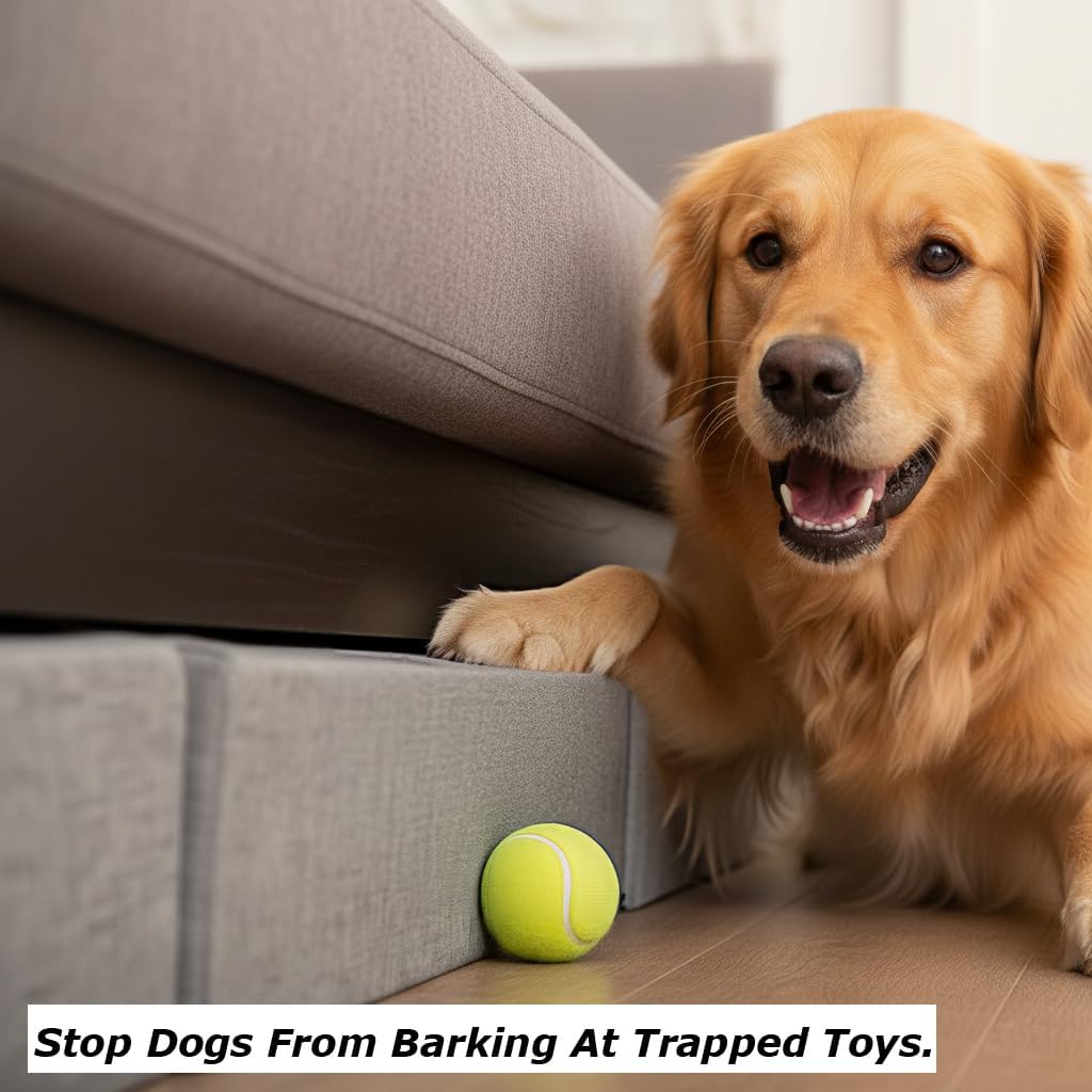 Under Couch Toy Blocker for Pets, Interlocking Gap Bumper Barrier