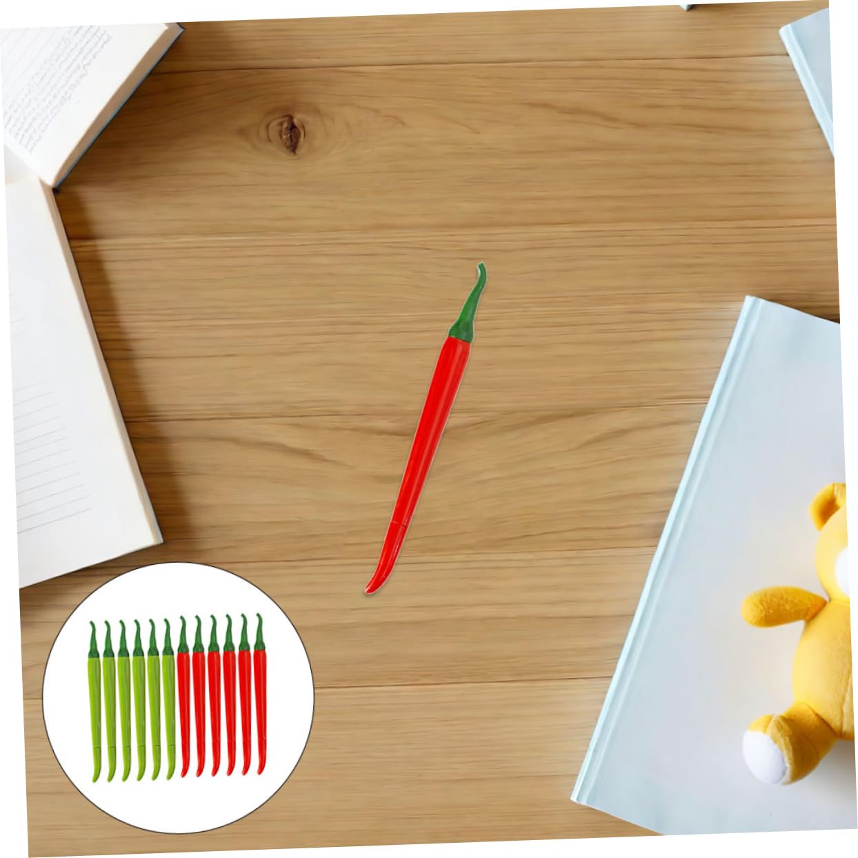 HOMSFOU 5 Set Penne Gel Cancelleria Per Scuola Per Studenti E Scrittura E 12 Pezzi * 5