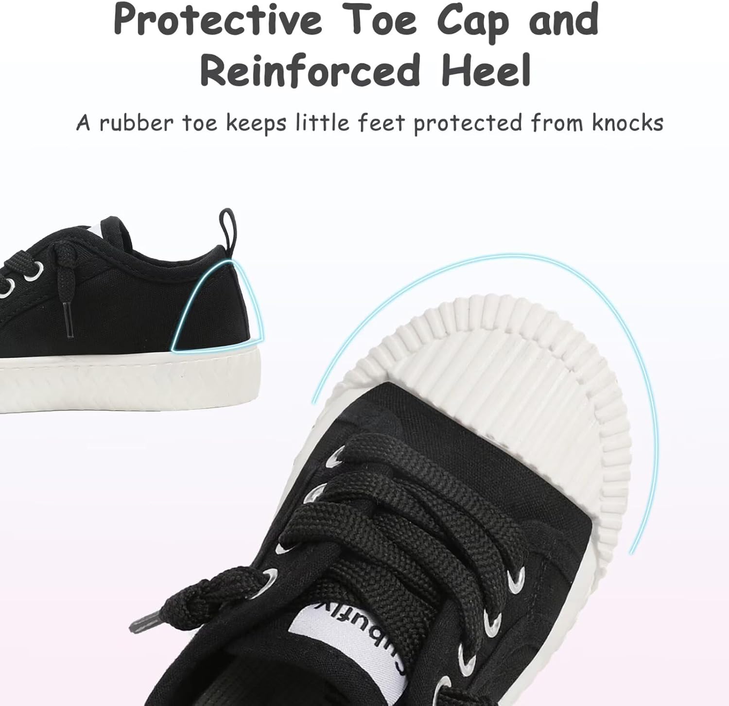 Toddler Shoes Boys Girls Slip On Canvas Sneakers - Image 2