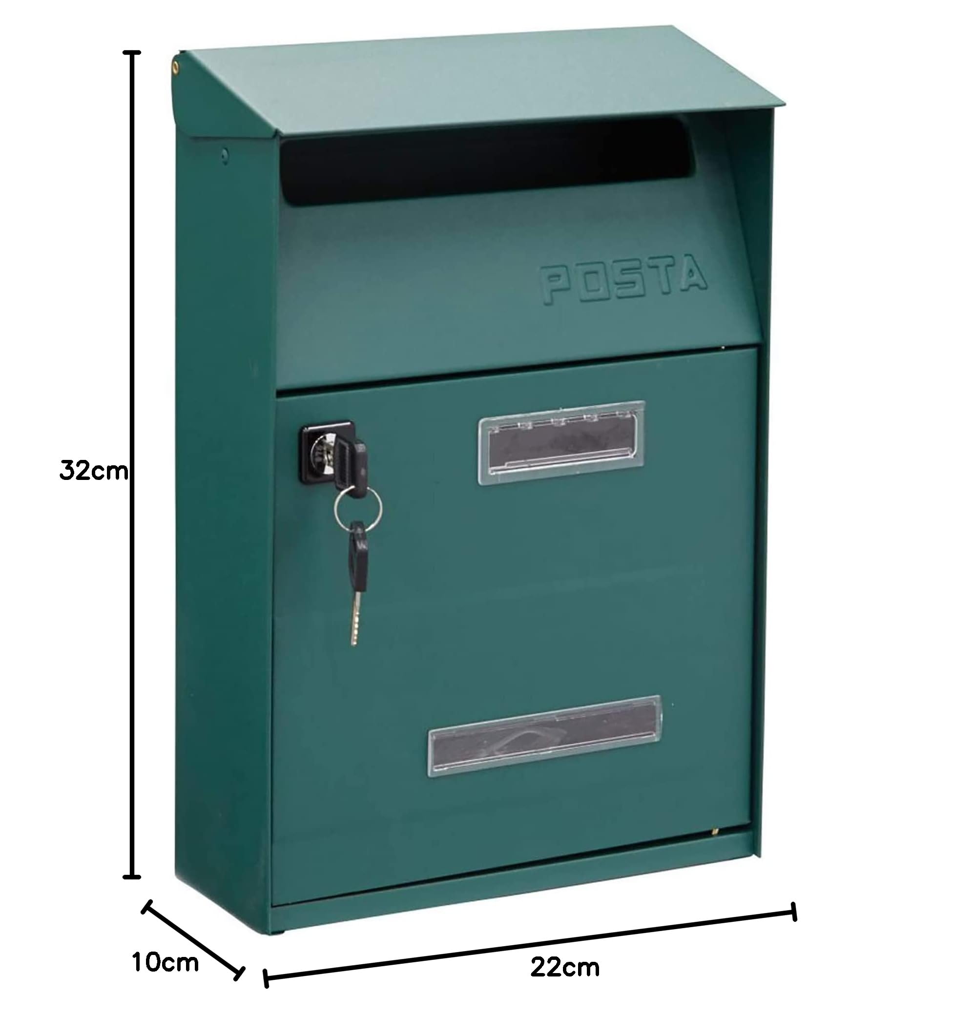 Cassetta Postale Next Kippen - Modello Nero Con Apertura Frontale E Superiore - Foto 13