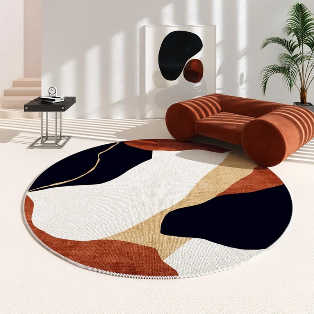 Tapis irrégulier lavable pour éliminer les taches tenaces du salon et de la chambre