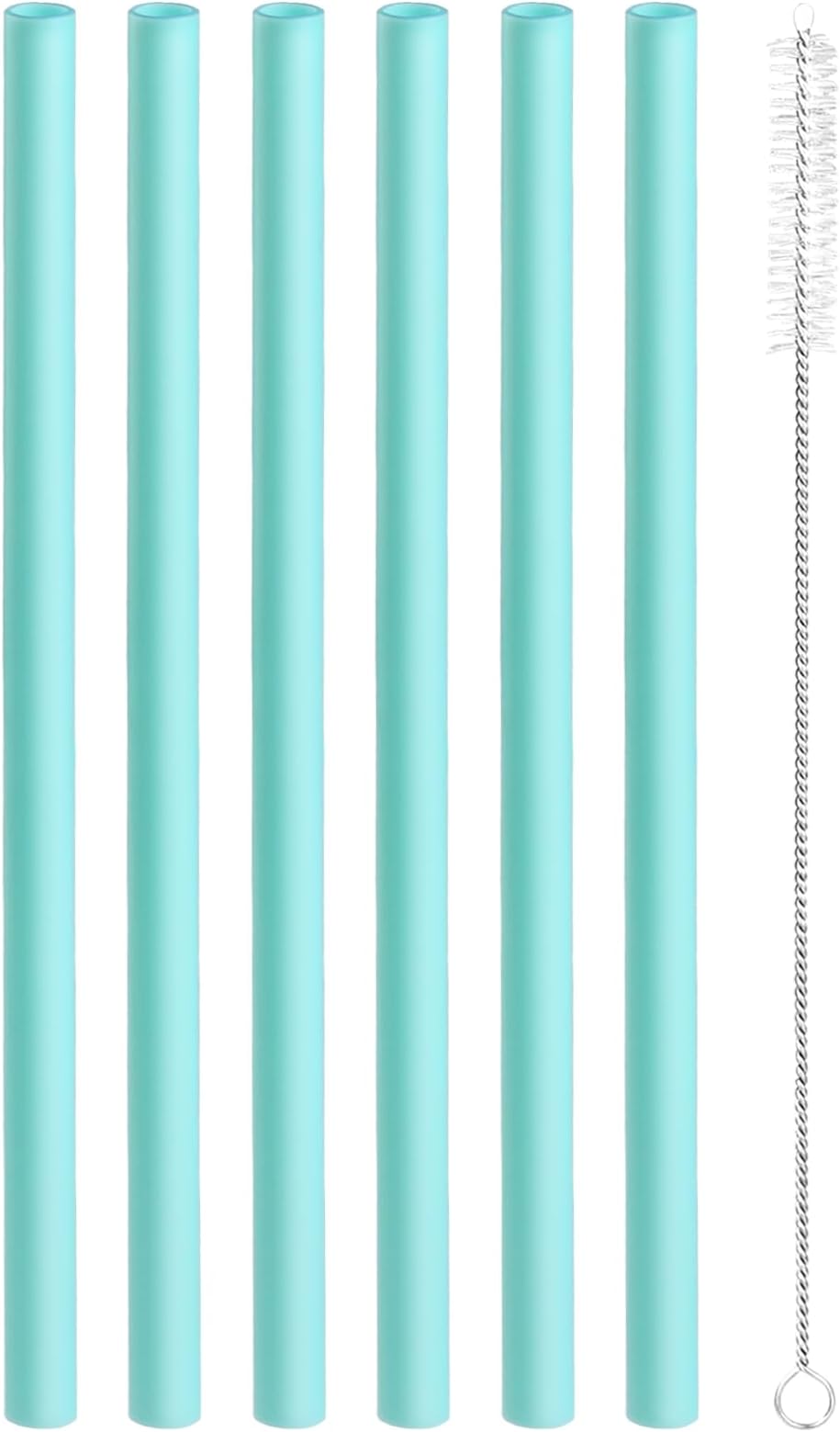 Replacement Straws Compatible with Owala Water Bottle Freepsip 24 Oz - Replacement Parts For Owala Cup 32 Oz -Accessories Set Include 6 BPA-FREE Straws and 1 Cleaning Brush