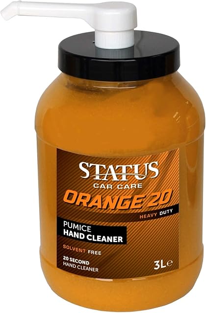 Status Orange 3L Pump Spray Bottle Pumice Tough Hand Cleaner Cleanser 3 Litre