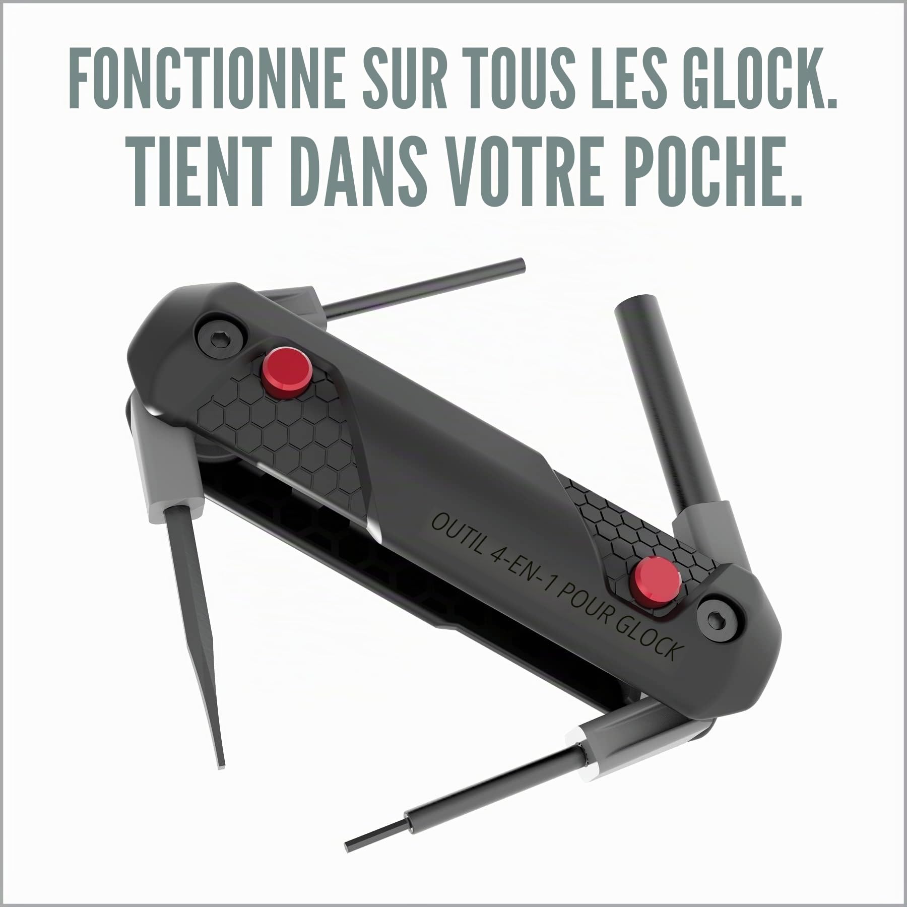 Real Avid AVGLOCK41 Accessoire de Nettoyage d'arme Mixte, Gris, no Size