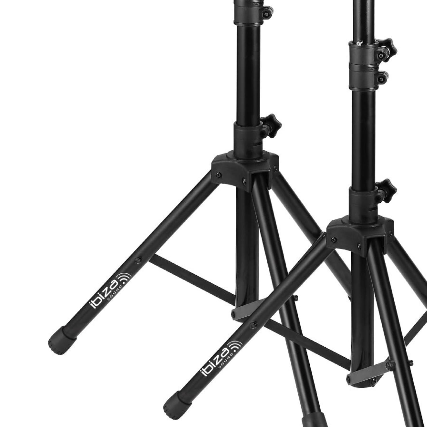 Ibiza Sound - Mini Supports d'enceintes avec Housse - Hauteur Max 1.20M / Charg 30 kg - SS01B-MINI