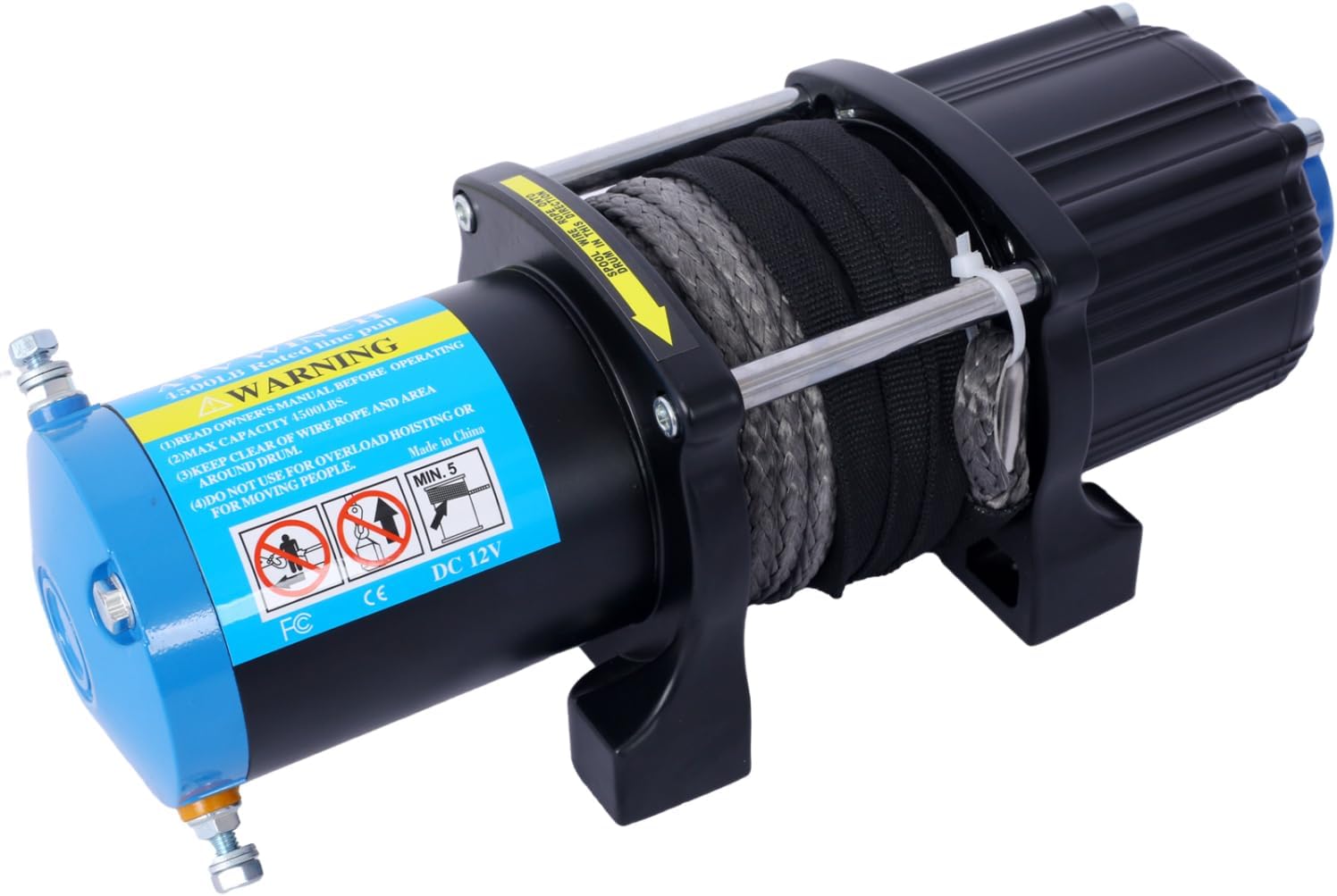 4500 lb Electric Winch for ATV/UTV - 12V High-Capacity Towing with Wireless Remote