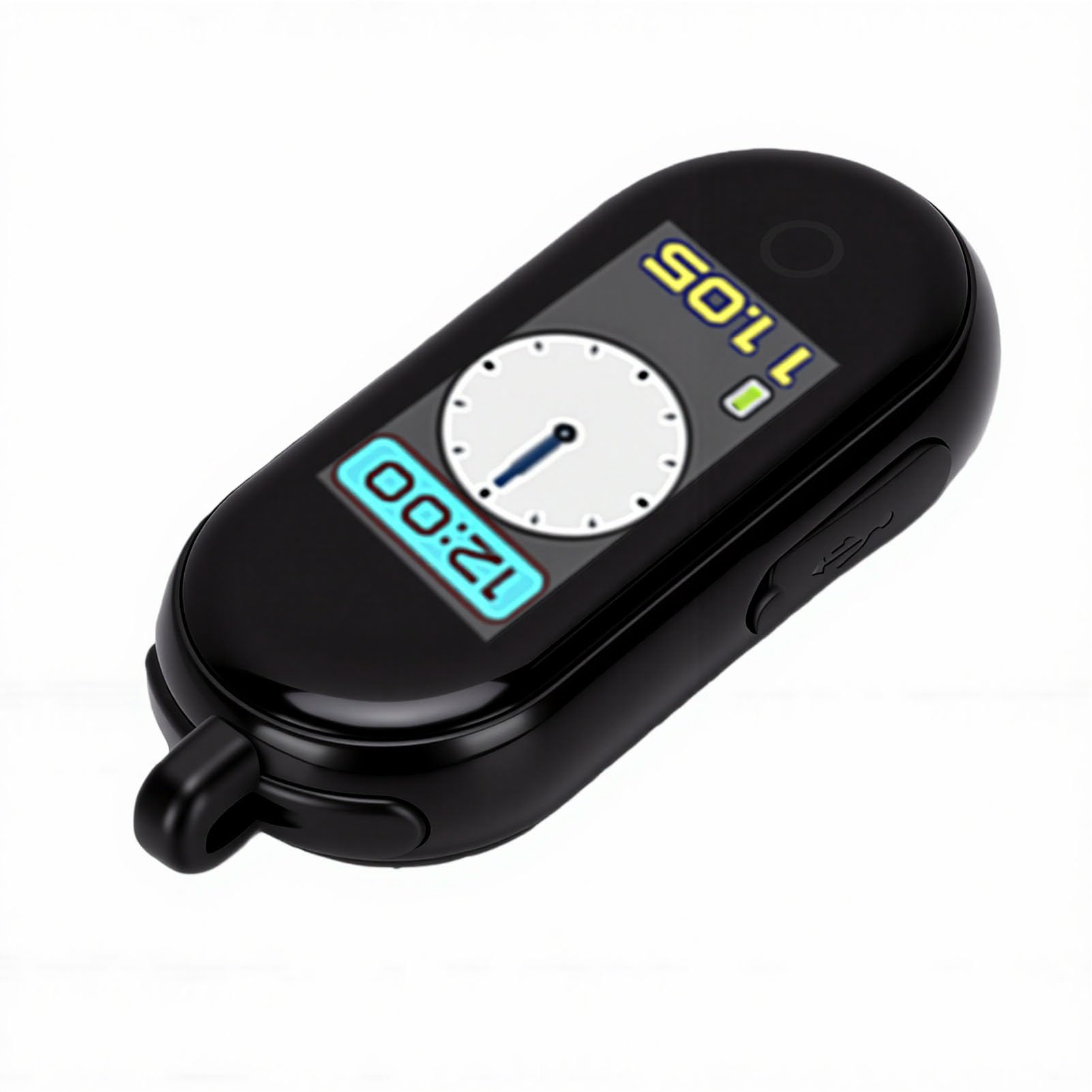 GOWENIC Registratore Vocale Digitale, Dispositivo di Registrazione Ad Attivazione Vocale con Riduzione del Rumore AI Portatile da 64 GB con Clip Posteriore per Cordino da Polso per