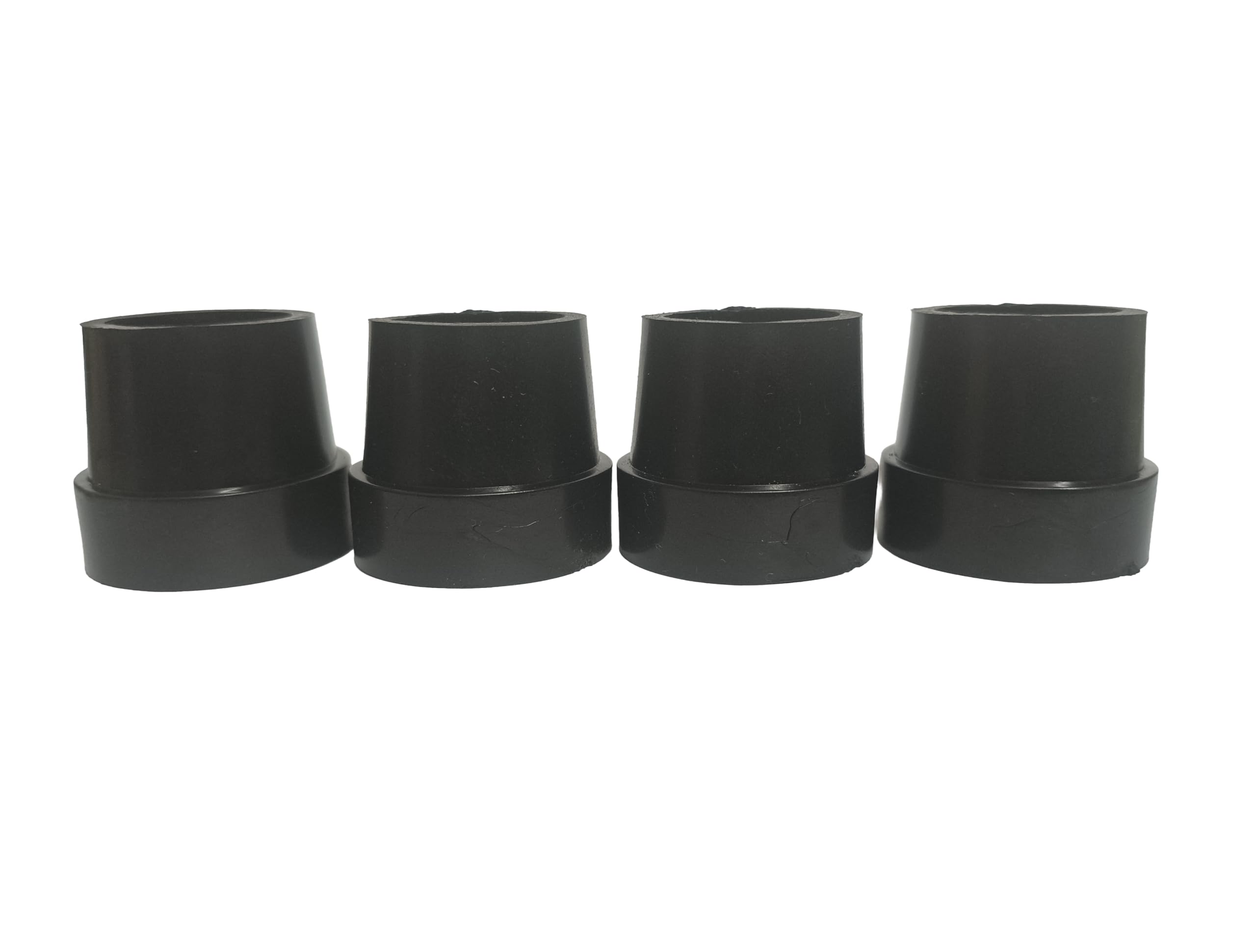 Adult walker Rubber Bush, 28mm. Set of 4, Black PLEDGE-image-4