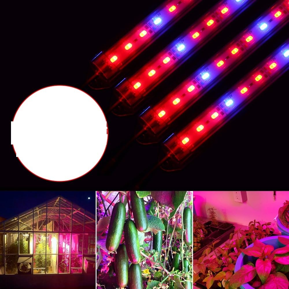 Lampada Piante, Striscia di coltivazione a LED for piante, luce a spettro completo da 30 cm for la fioritura delle idroponiche