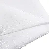 GORGECRAFT 1,55 x 1 m tecido antiderrapante de forro de pano de tufo de vinil PVC branco almofada de pontos redonda tapete principal tufting mantenha no lugar tecido final para artesanato faça você
