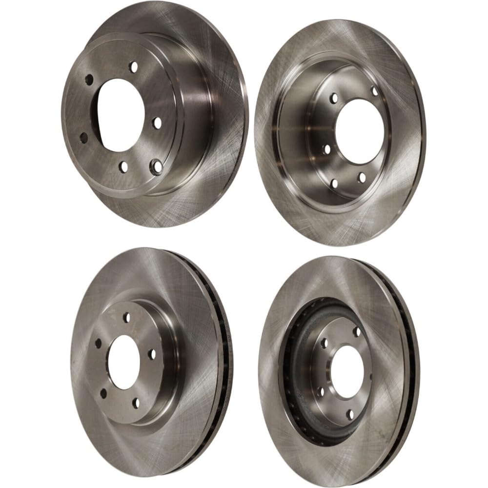 Amazon.com: Julove Floray 4pcs Disc Brake Rotor Set Kit Front Rear  