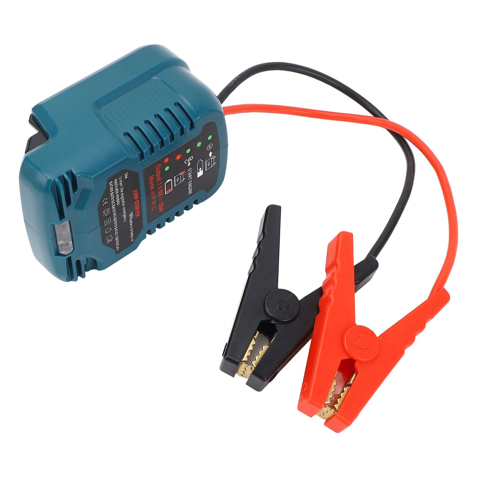 Avviatore di Emergenza per Auto, Design Integrato in ABS con Doppie Maniglie, Pacco Batteria Portatile per Auto da 12 V per Camion e Automobili