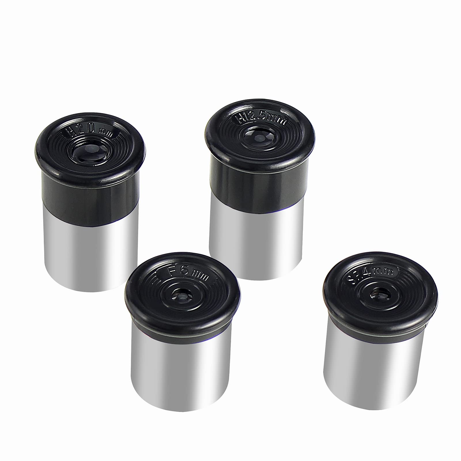 Solomark Kit d'accessoires pour télescope de 0,965 cm – Livré avec quatre oculaires (4 mm/6 mm/12,5 mm/20 mm), un diagonale, un objectif de Barlow 3 x
