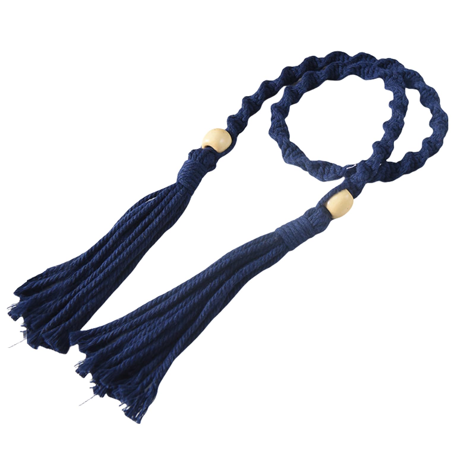 Tsophreniq Curtain Ties Tassels Drapery Tiebacks, 4Piece Set, Natural Cotton Rope for Home and Nursery Decoration Ties