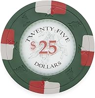 Vista 14 de Claysmith Gaming Paquete de 50 fichas de póquer Poker Knights, compuesto de arcilla pesada de 0.48 oz