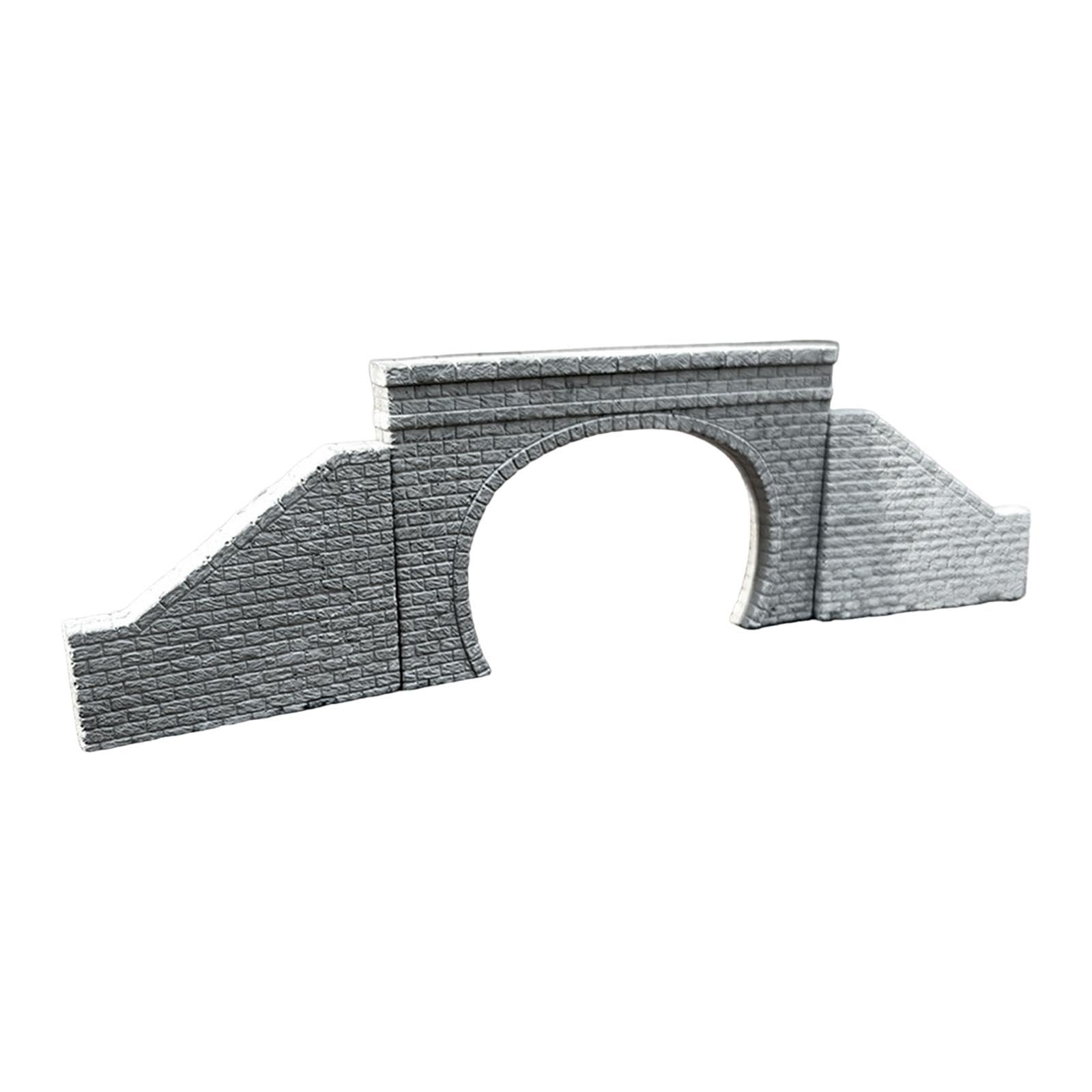 Modello di Portale Ferroviario in N, Simulazione di Tunnel, Layout Ferroviario, Ingresso Binario Ferroviario, Diorama in Gesso, Micro Paesaggio, con Pendenze
