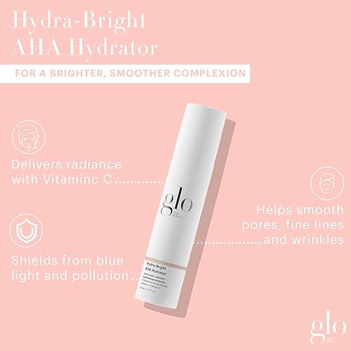 Glo Skin Beauty Hidratador Hydra-Bright AHA  Hidratante ligero e iluminador para un cutis más brillante y suave