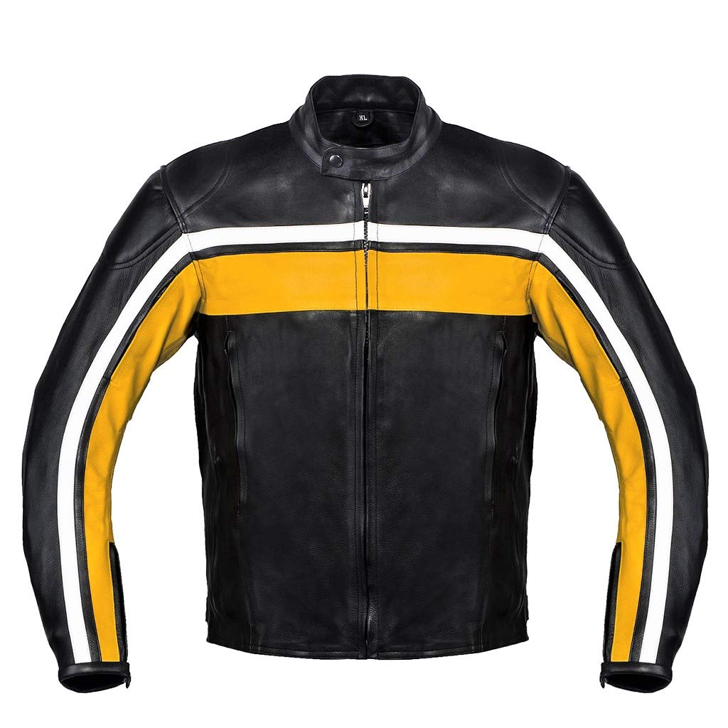 Legacy Motorcycle Racing Leather Jacket ((S (EU48)))