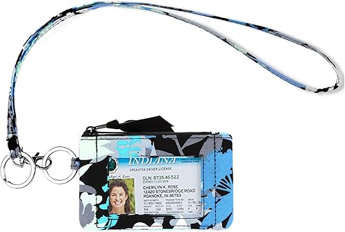 DONGGANGAJI Juego de cartera y cordón para mujer, funda de identificación con cremallera y cordón (New 2021 HN)