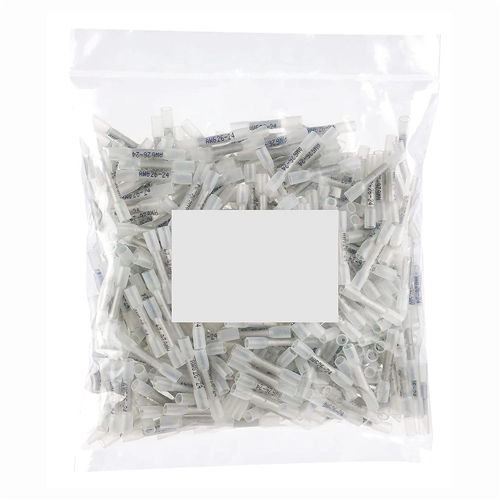 schrumpfverbinder 500-teiliges Schrumpfstoßverbinder-Set, wasserdicht, Marinequalität(White)