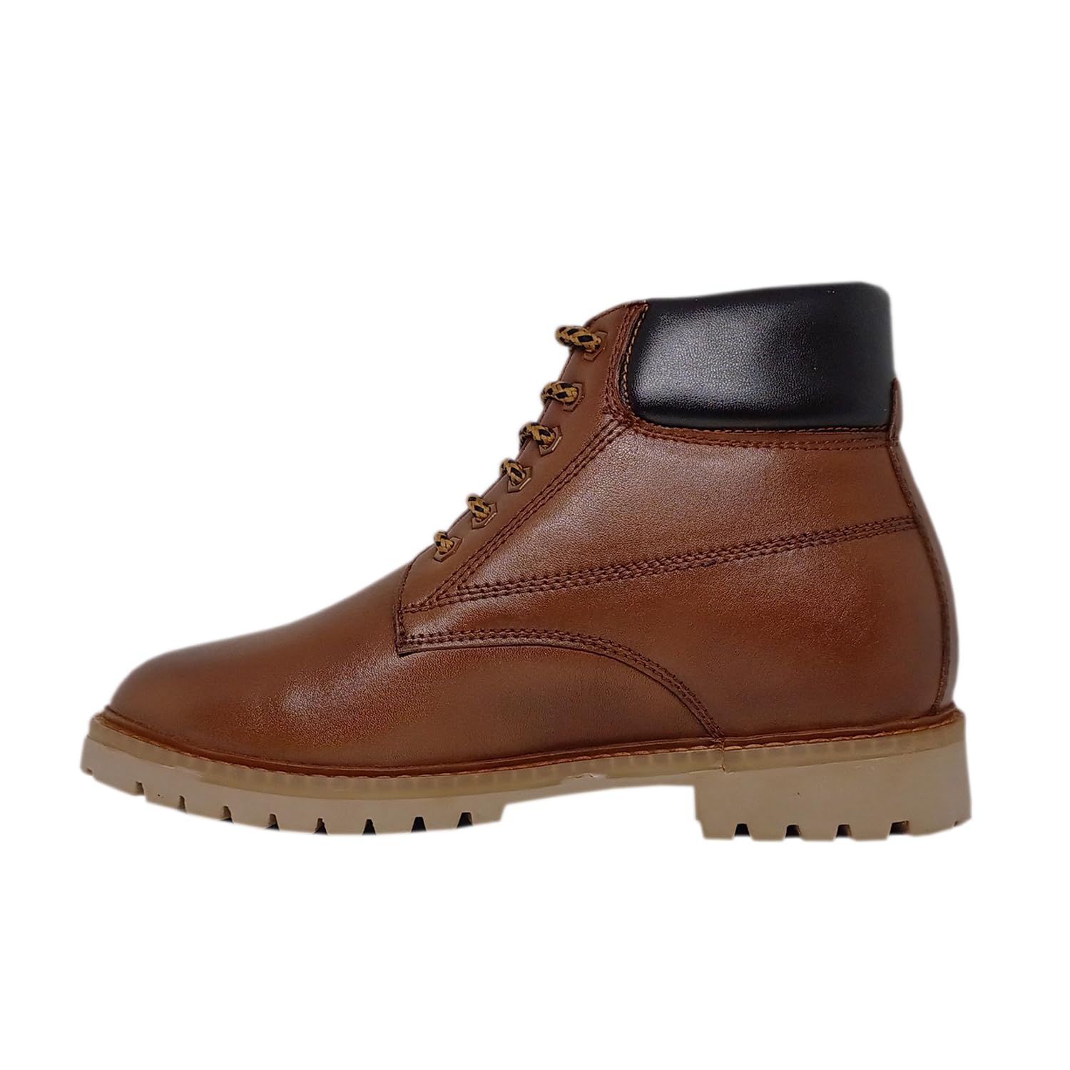 Elevato Height Increasing Leather Brown Ankle Boots for Men – 3 Inches (numeric_8) (B0CDGJVRG1) Amazon Price History, Amazon Price Tracker