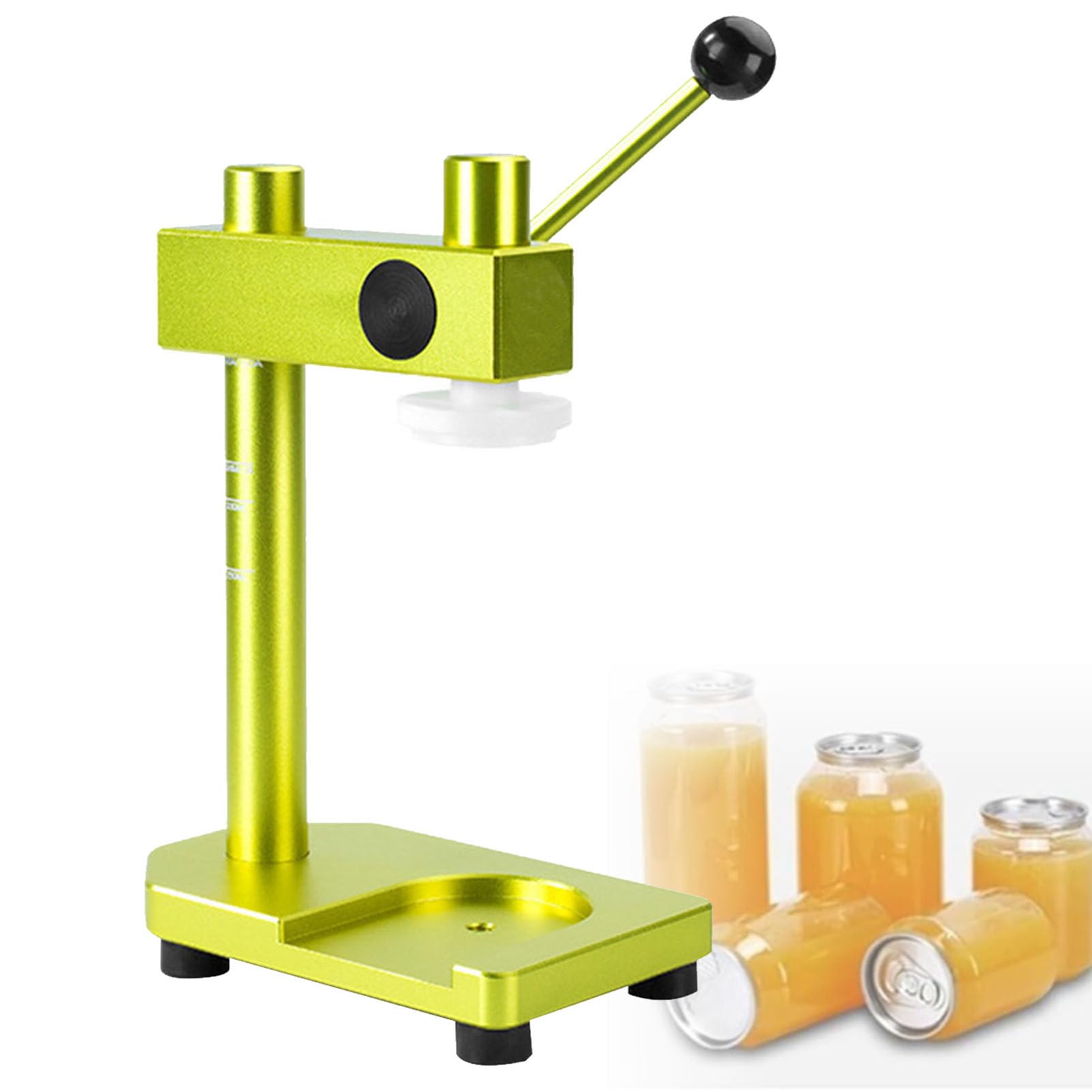 Dosenversiegelungsmaschine, Versiegelungskapazität 250/330/400/500/700 ml, für Haustier-Flaschendosen, für Konserven, Milchtee, Kaffee, Ho (grün)
