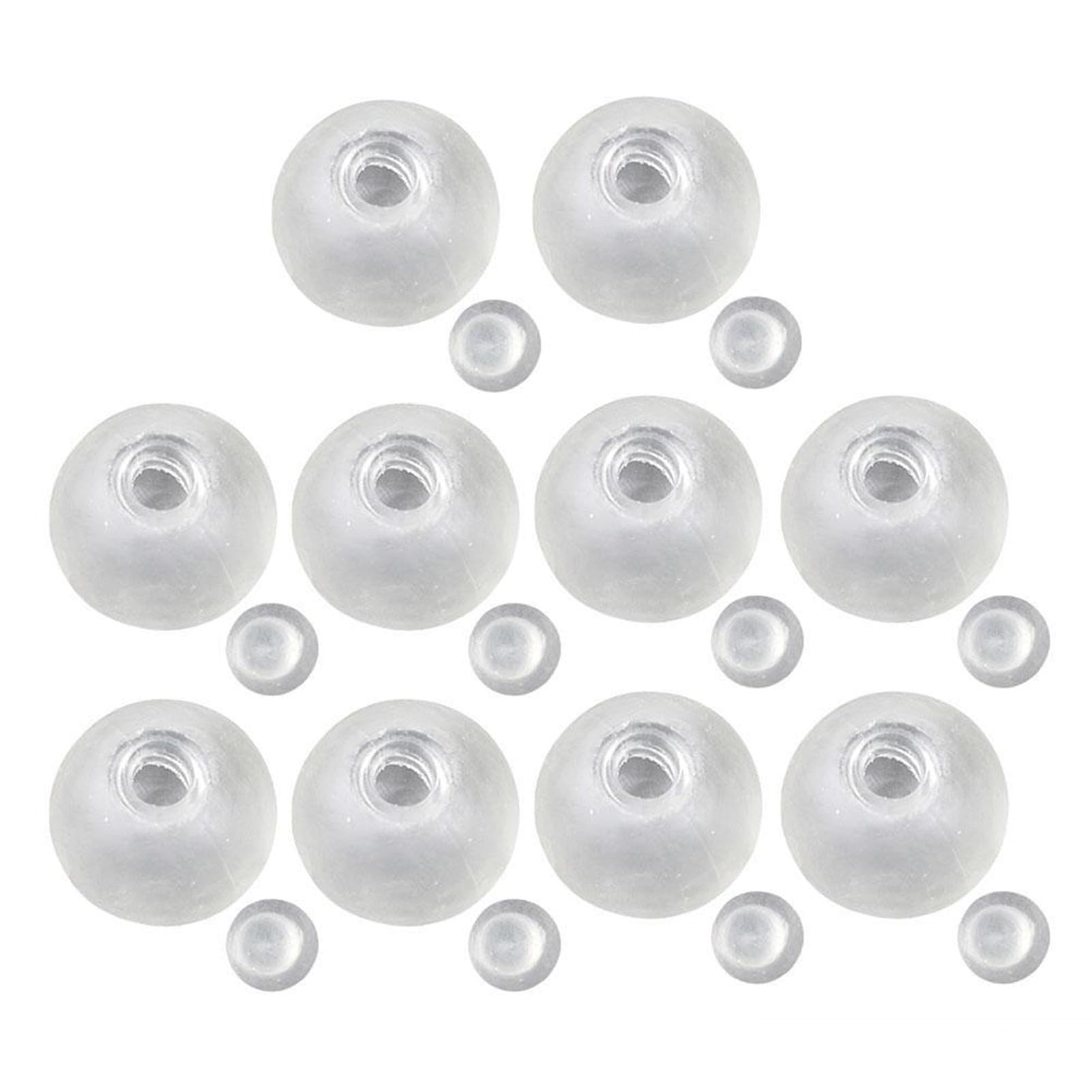 10PCS DIY Stress Ball Making Kit,Milky Blank Skins Empty Stress Ball Kit,Vacuum Squish-y Pressure Balls for Sensory & Stress Relief, Make Your Own Fidget Pressure Balls for Adults
