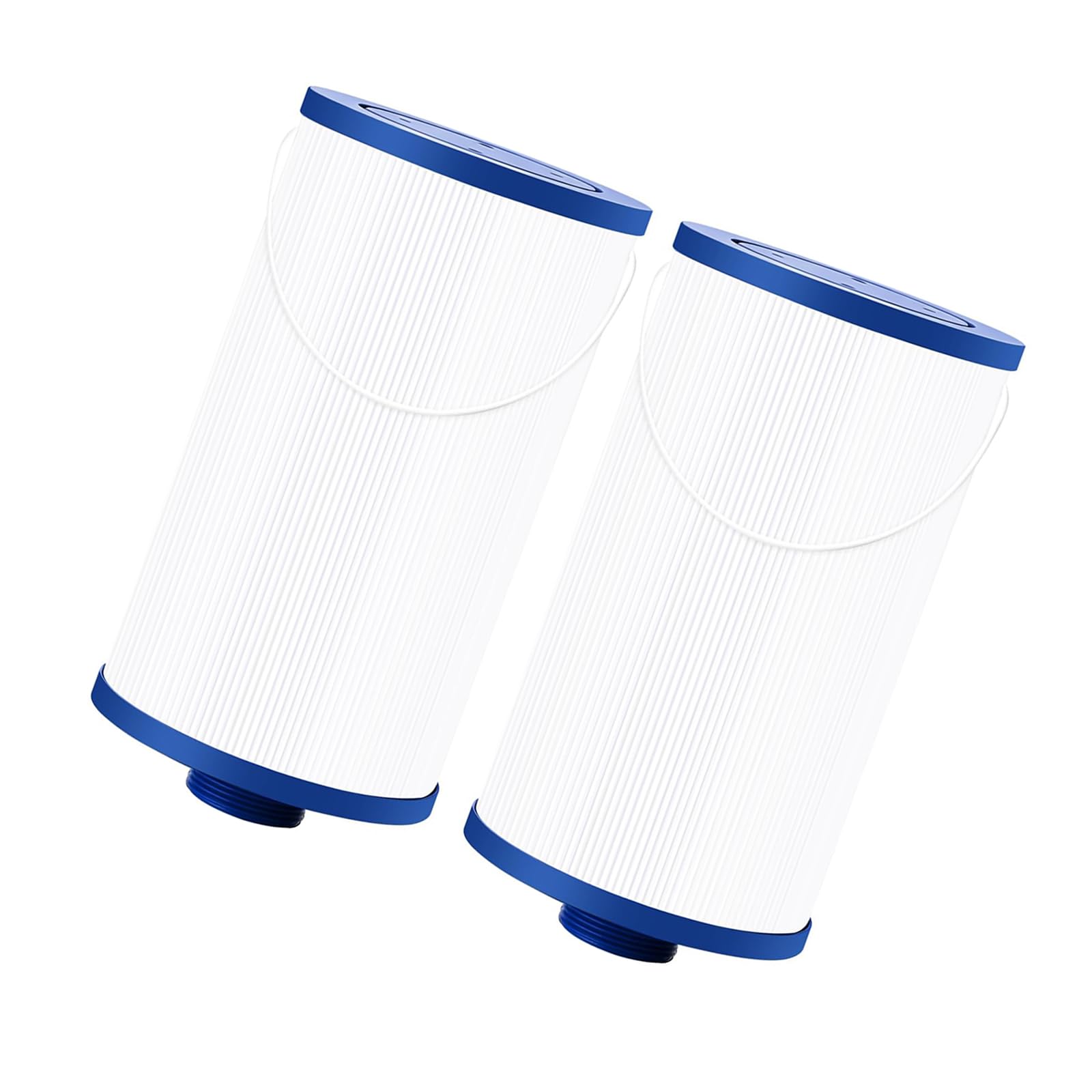 Cartucho de Filtro de SPA de Repuesto para Mantenimiento de Piscinas, Modelo 2402, Paquete de 2, Compatible con PFF42TC-P4 y 303279, Cuerpo Plisado con Parte roscada