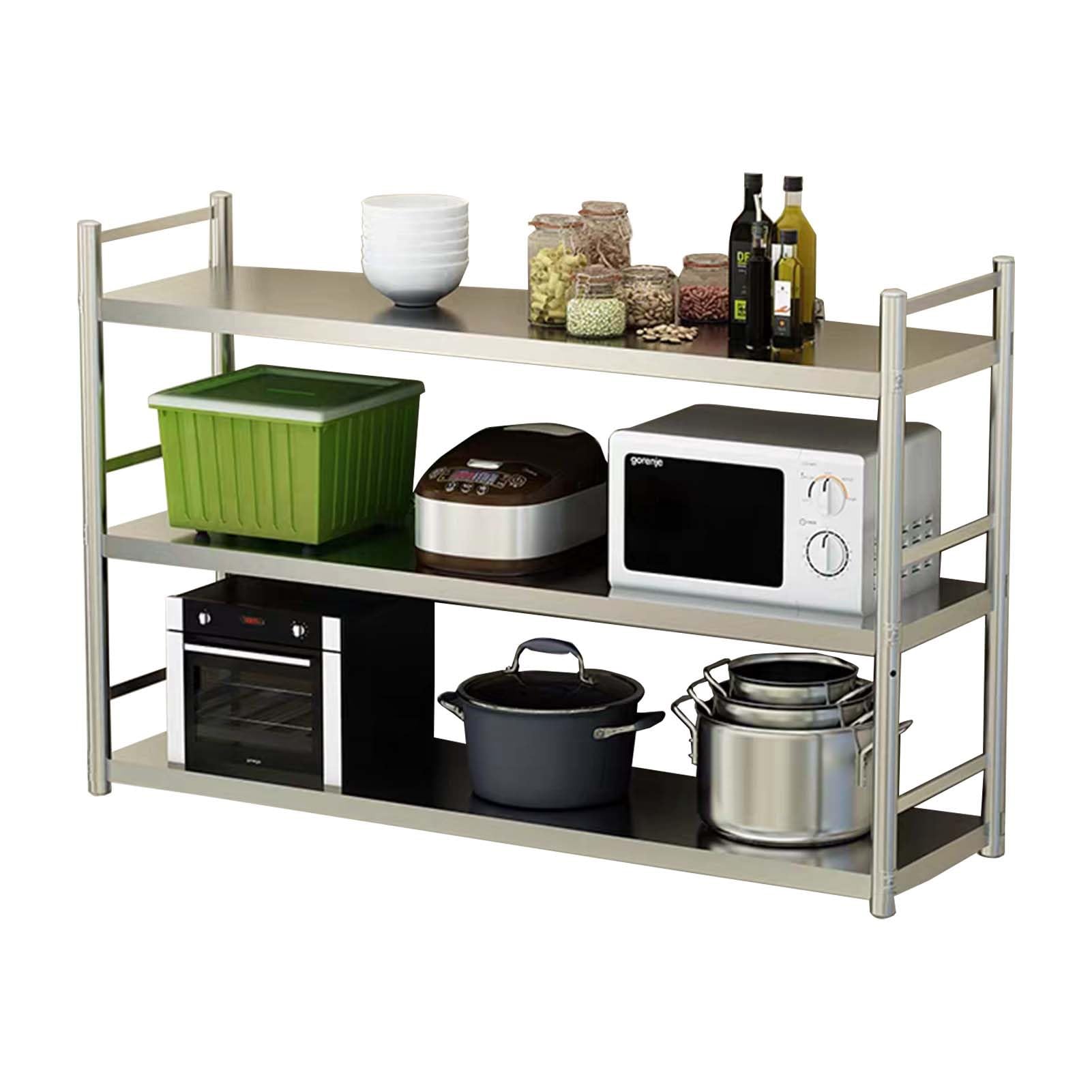 Étagère de cuisine 3 niveaux organisateur casseroles et plats