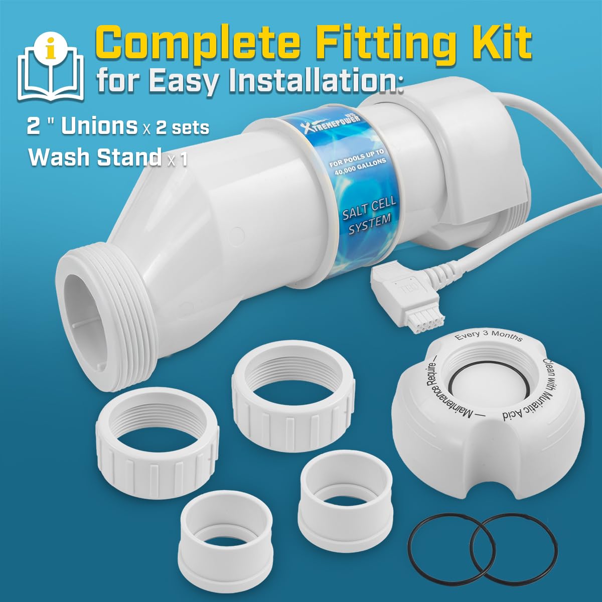 Amazon.com : XtremepowerUS Salt Cell Plate Chlorination for In