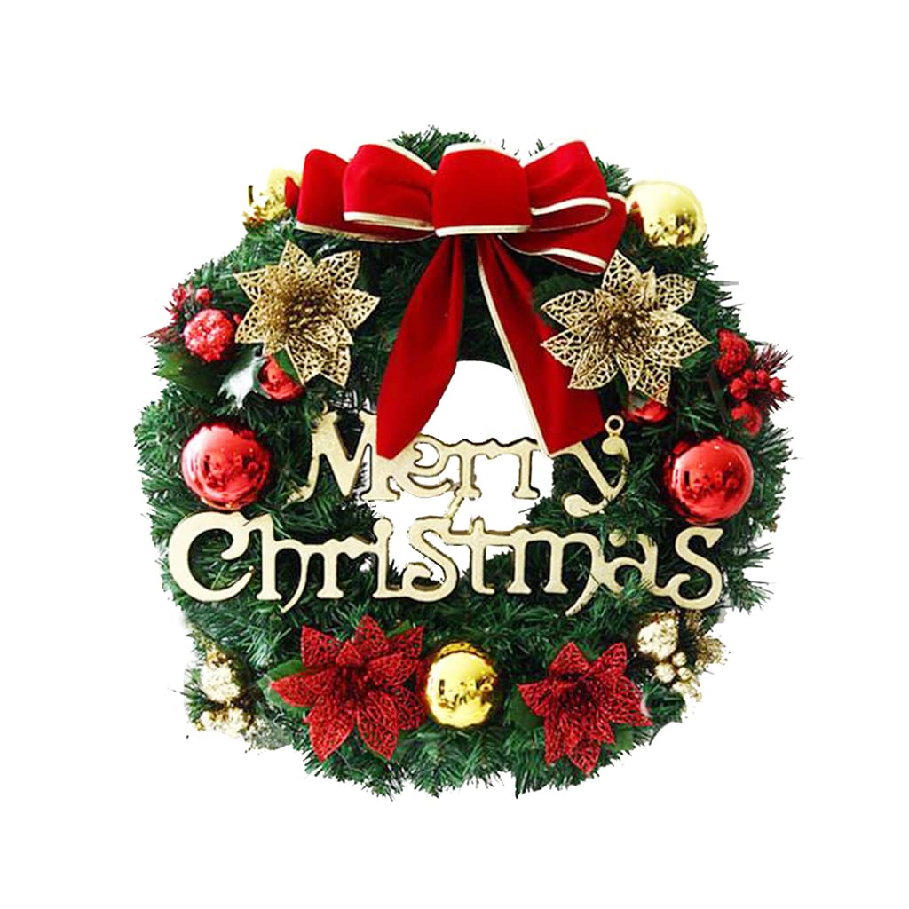 Guirlande de Noël artificielle extérieure 40cm pour décoration de maison et sapin