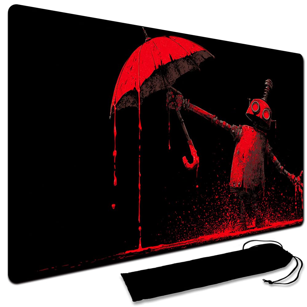 MTG Playmat,With Waterproof Storage black Bag Szie 60 x 35CM , With Zone MTG playmat Stitched Edges Game Play Mat Trading Card Game Playmats TCG Game Mat (No Zone,12) — image 1