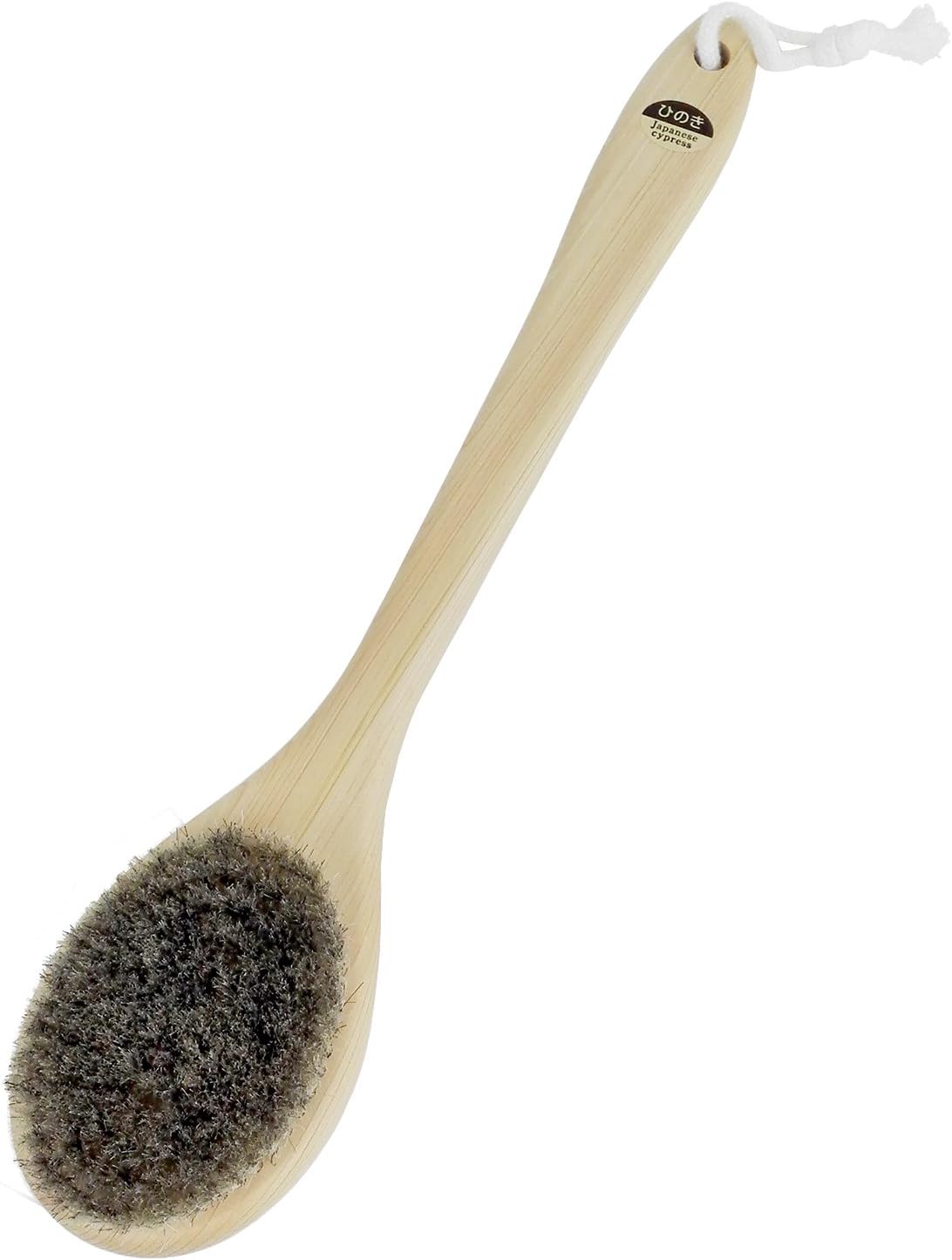 イシミズ サイプレス馬毛ボディブラシ 10380