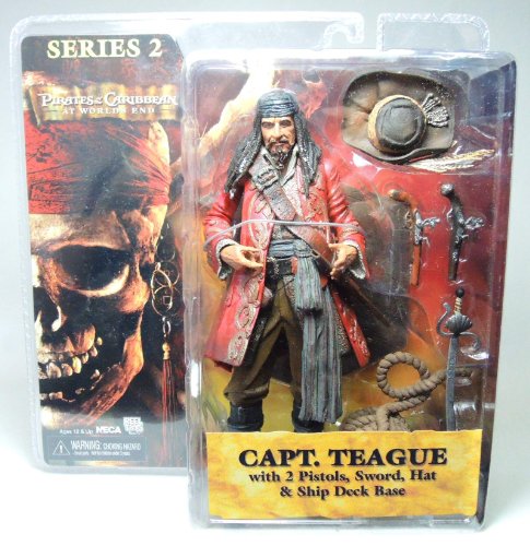 NECA Pirates of the Caribbean At World's End Series 2 Captain Teague Action Figure