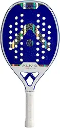 Raquete Beach Tennis Carbono 3K Skagen Azul Alma Genius
