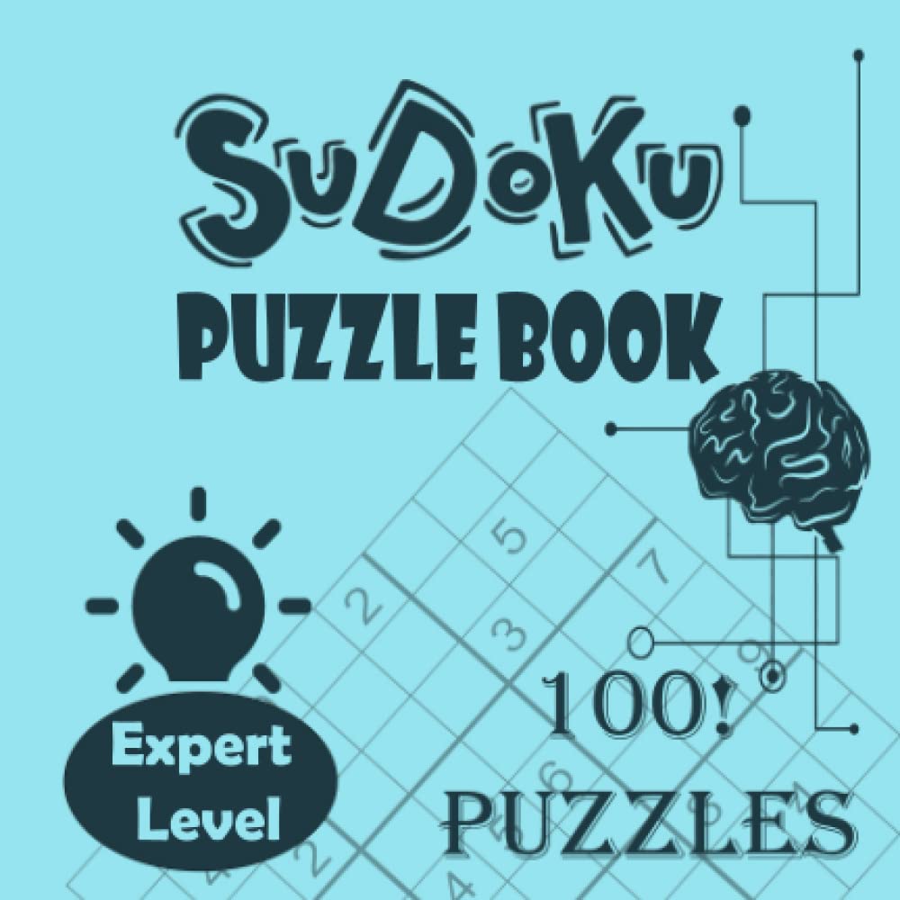 Small Sudoku Puzzle Book For Adults: 100 Sudoku Puzzles Expert Level With Full Solutions | Tons of Challenge for your Brain | 6x6 inches
