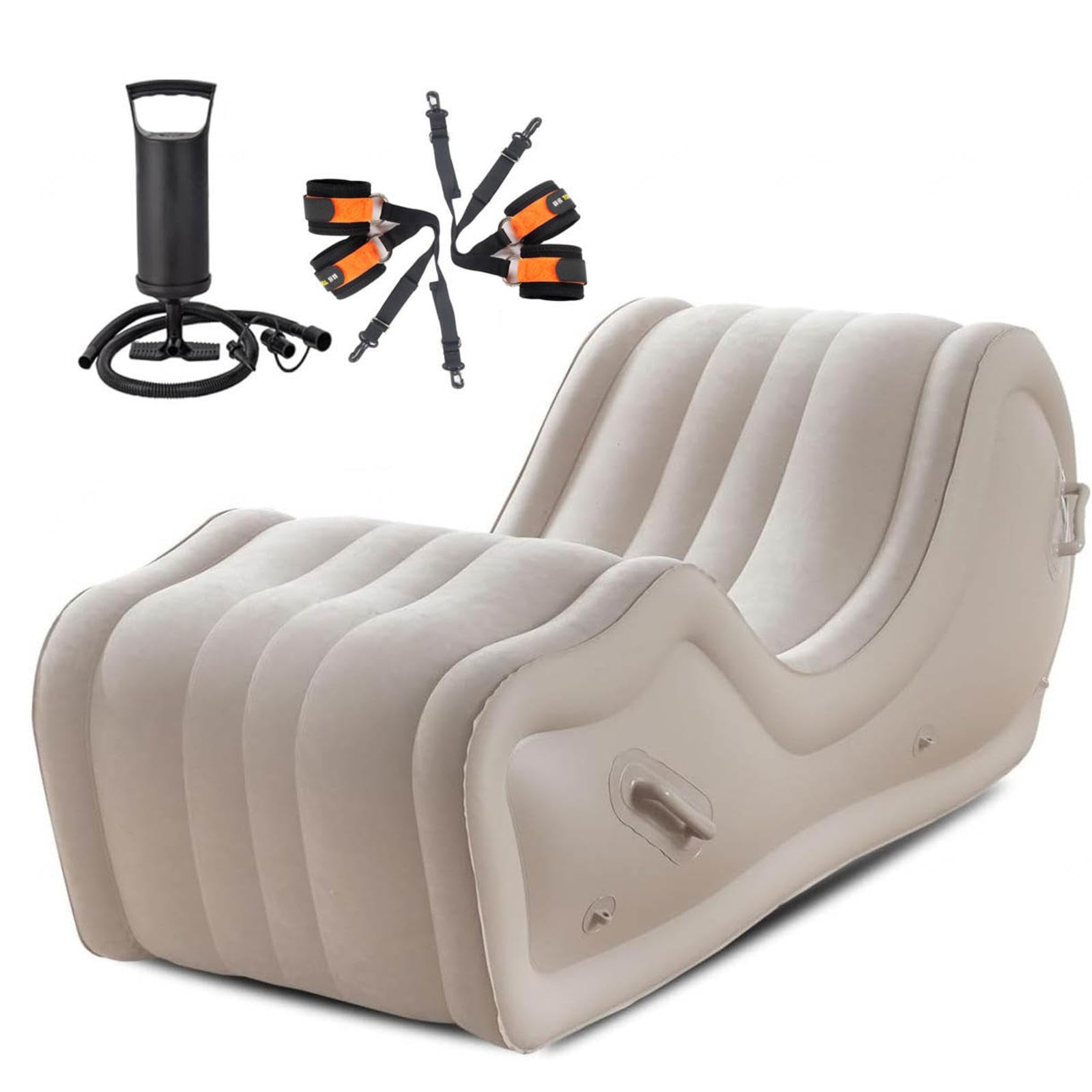 Divano gonfiabile Facile da trasportare Facile da pulire,white1