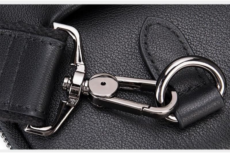 Men's Business Briefcase Genuine Leather Casual Document Shoulder Computer Bag