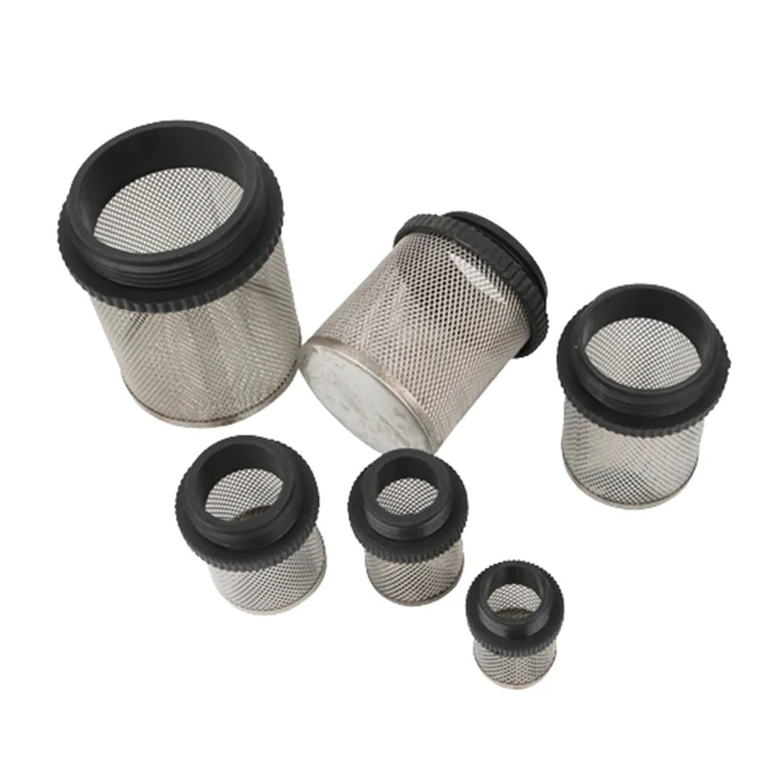 Filtro de Acero Inoxidable 304 for riego de jardín, Acuario, Bomba de Agua, Rosca Macho de plástico, 1/10/15/20 Unidades, 20/25/32/40/50/63 mm(63mm,10 Pieces)