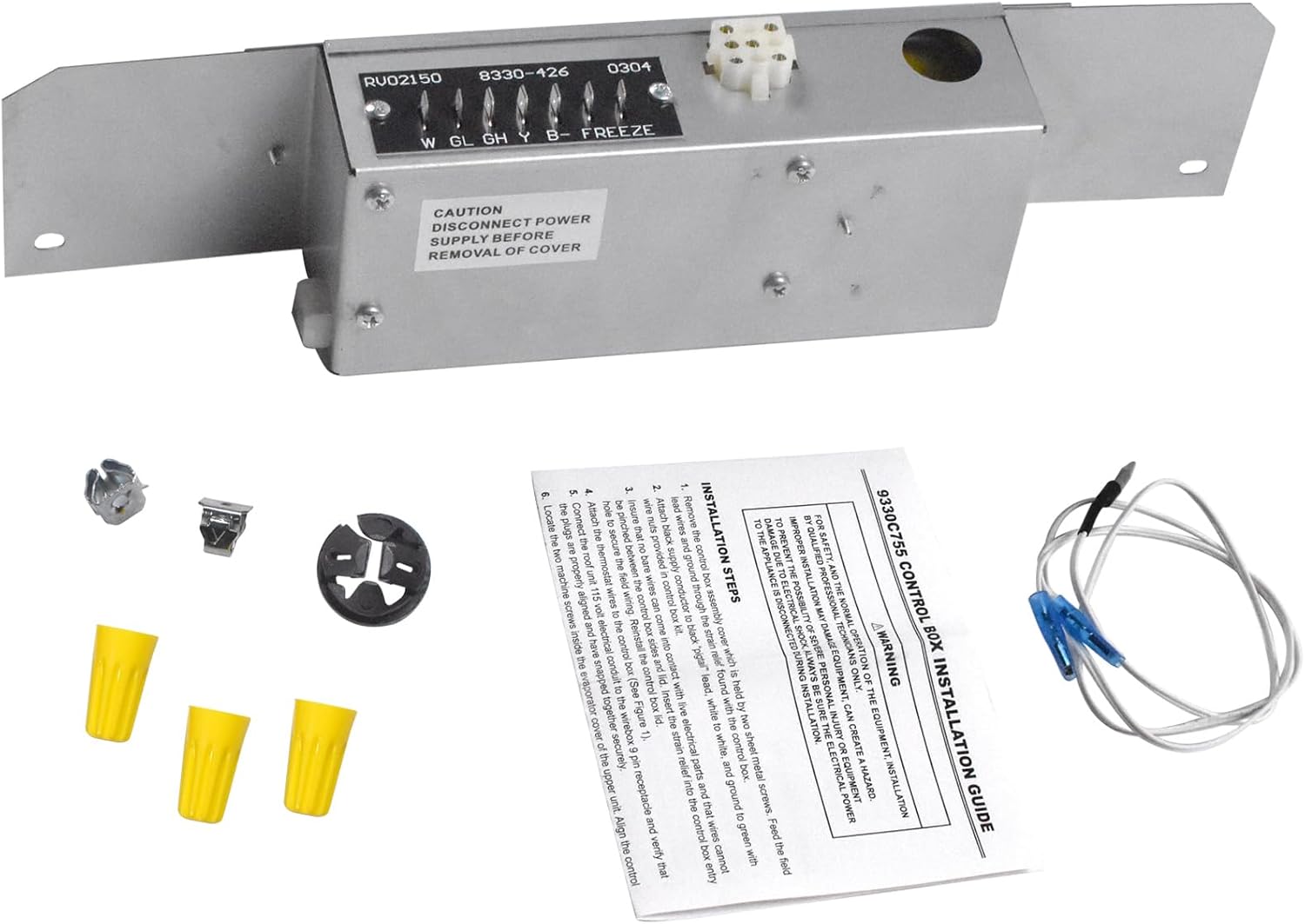 9330C755 RV AC Control Box Coleman AC Control Board, Compatible with Coleman Mach 15, Ductless/Horizontally Ducted RV Air Conditioners with Wall Sensors, Plug-and-Play Kit