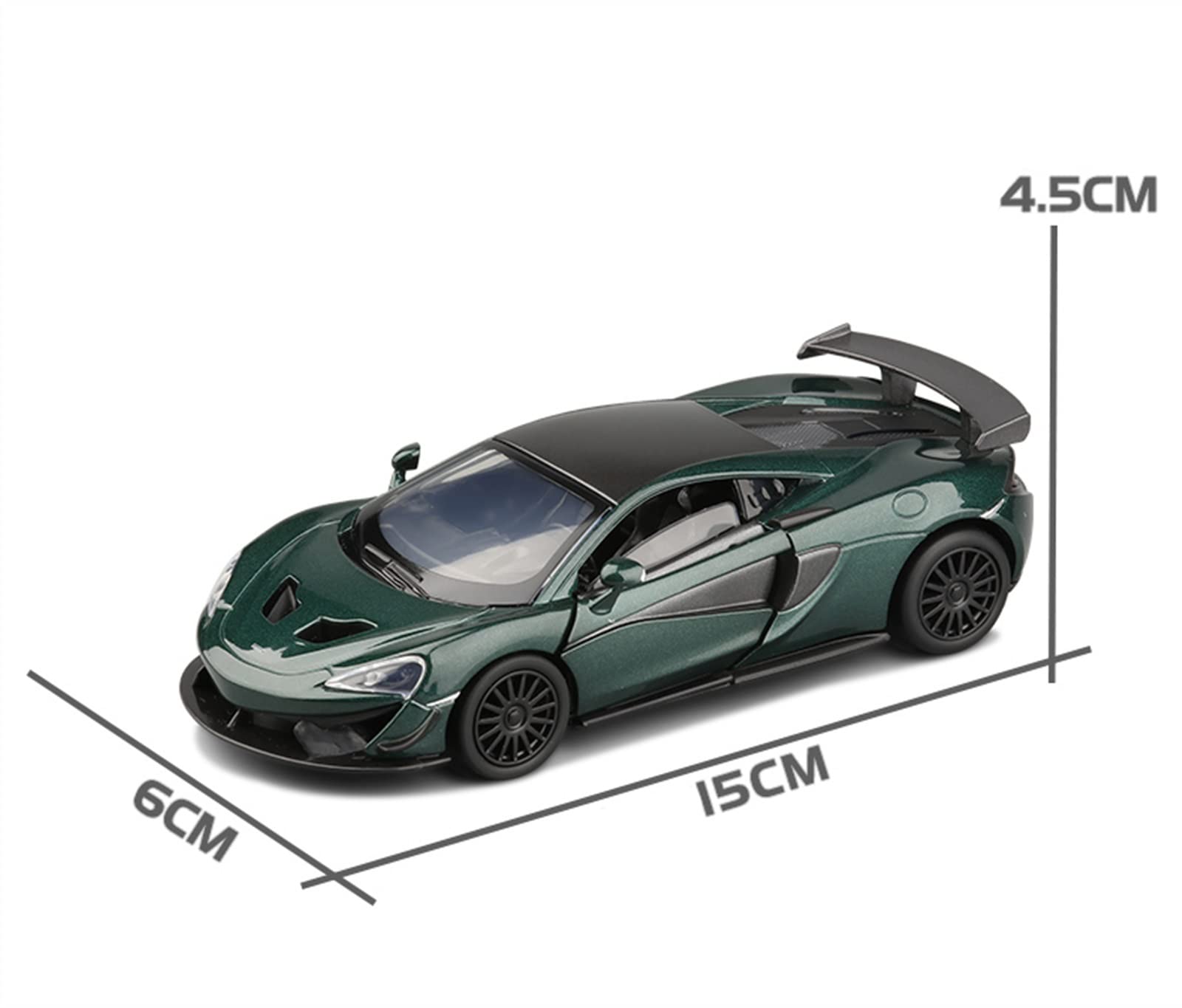 Amazon.co.jp: に適合する マクラーレン 570S GT4 スーパーカー 1:32