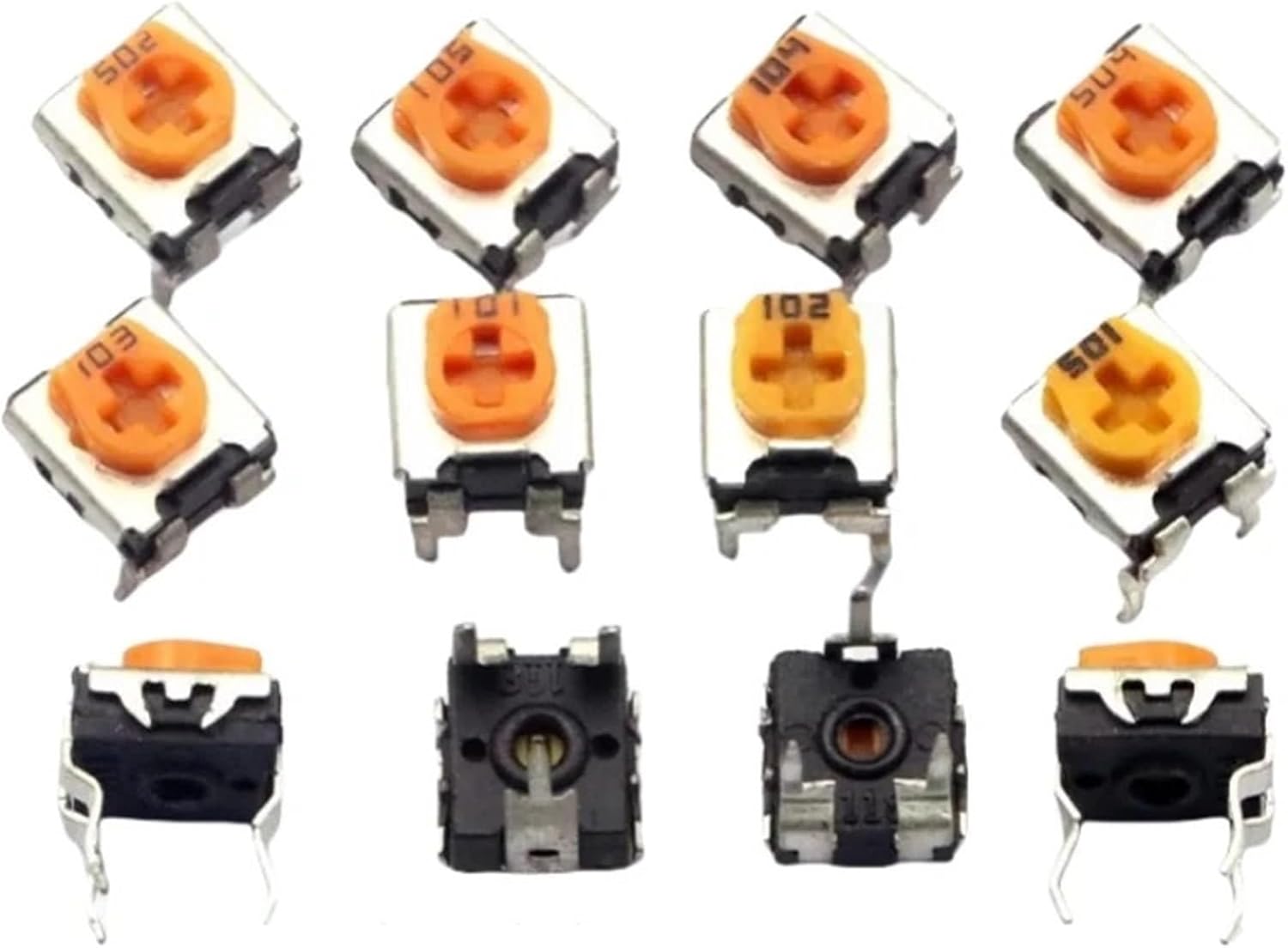 10PCS WH06-2C Adjustable Resistance Potentiometer Horizontal 1K/2K/5K/10K/100K 102 103 200 ohms(WH06-2-502 5K)