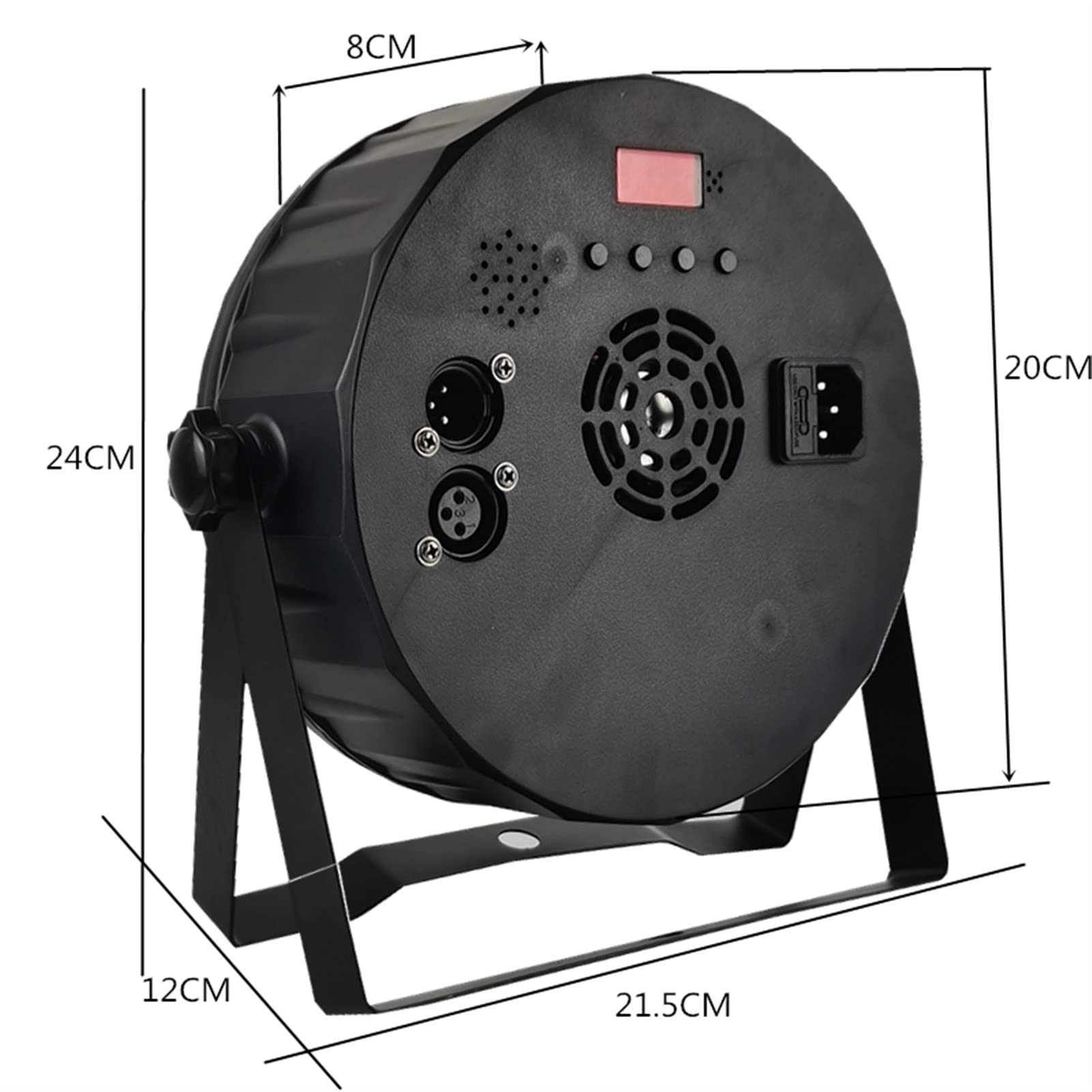 Światła Sceniczne, 1. 8x12W RGBW LED par Light/Disco DMX512 Control PROWADZONY Wash Stage Professional DJ Sprzęt