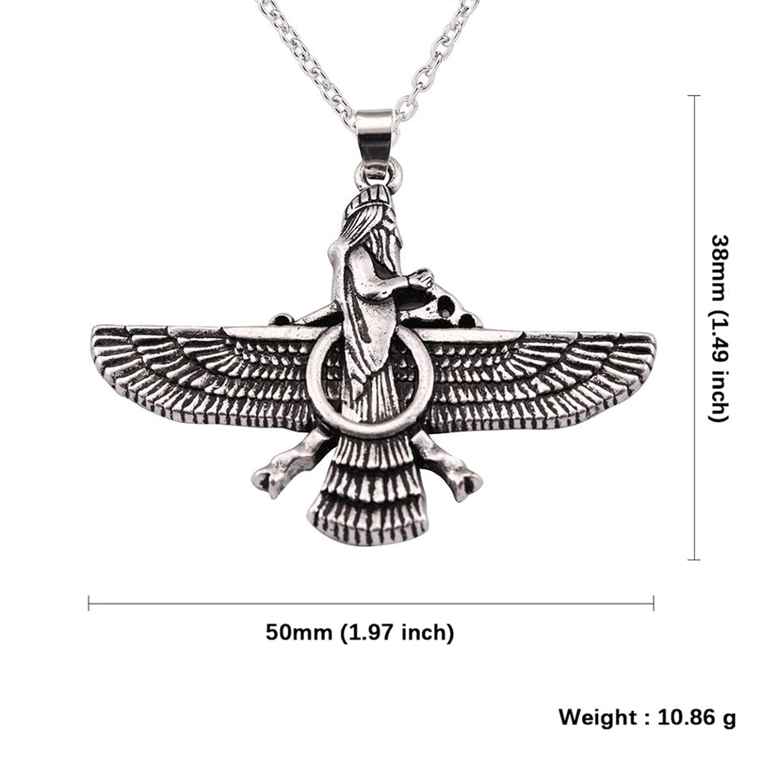 CFWSHJ Naszyjniki Religia Exotica, dla mężczyzn, kobiet, ręcznie robiona biżuteria retro/50 cm (kolor: 50 cm)